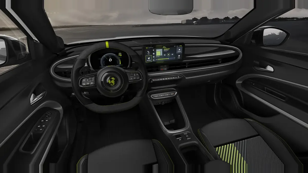 Abarth 600e Turismo en renting barato — Delantera