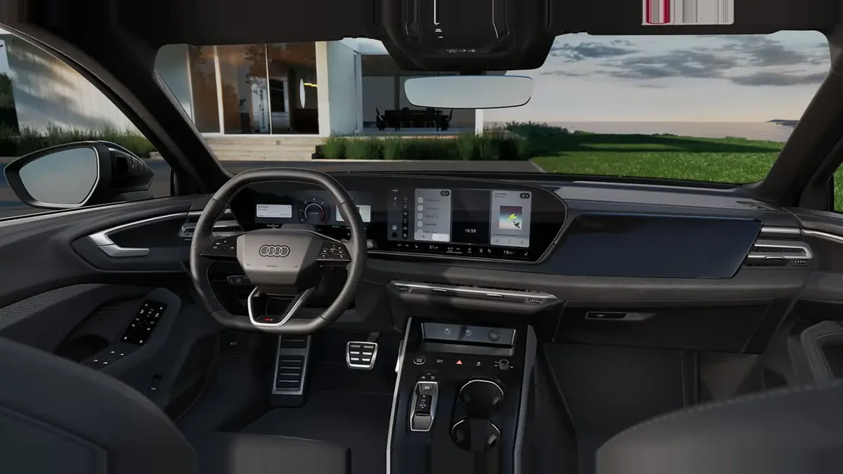 Audi A5 TDI 150kW (204CV) Black Line en renting barato — Delantera