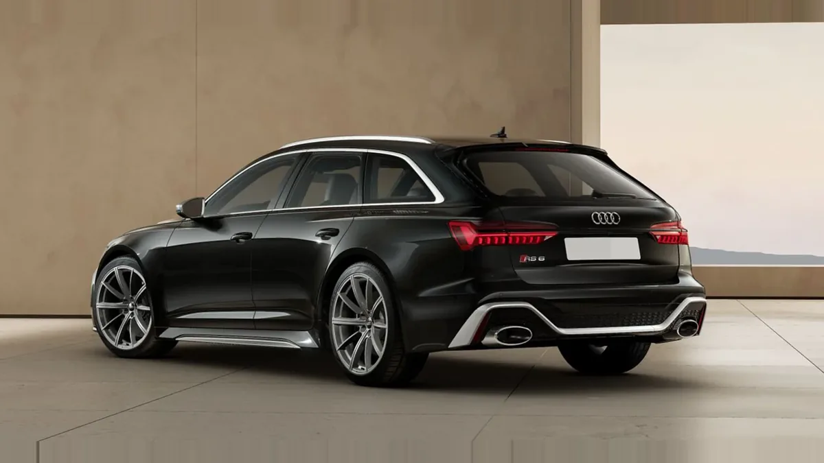 Audi RS6 Avant TFSI Quattro en renting barato — Trasera