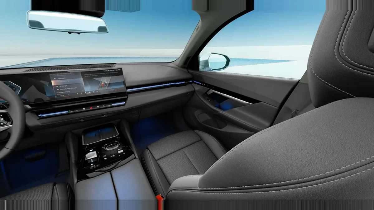 BMW Serie 5 520d en renting barato — Trasera