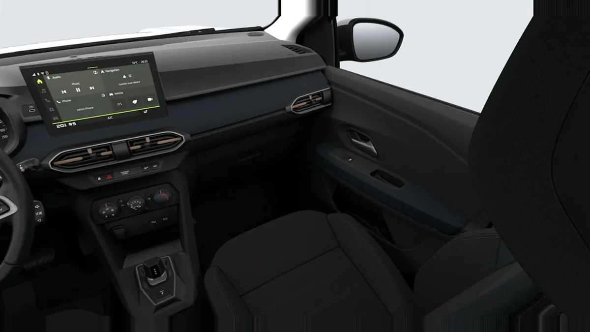 Dacia Sandero Stepway Expression ECO-G 120 AT en renting barato — Interior