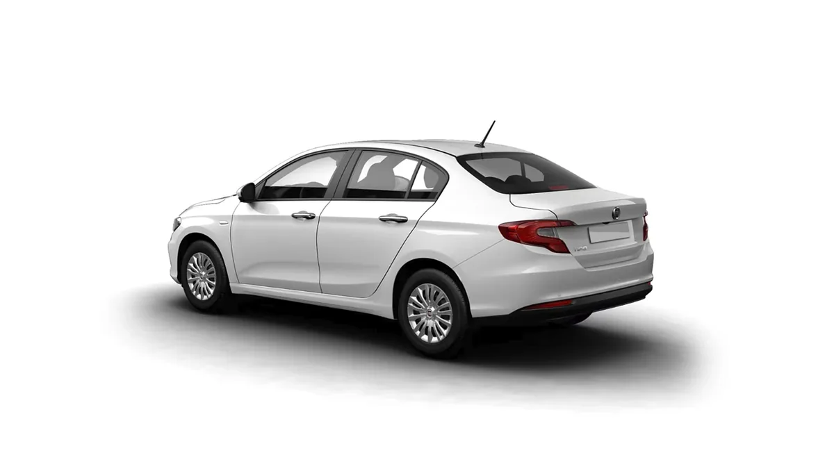 Fiat Tipo Sedán 1.6 Diésel 96kW (130CV) en renting barato — Trasera