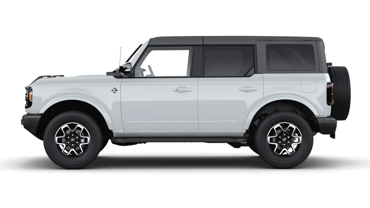 Ford Bronco Outer Banks 2.7 EcoBoost V6 335CV en renting barato — Lateral