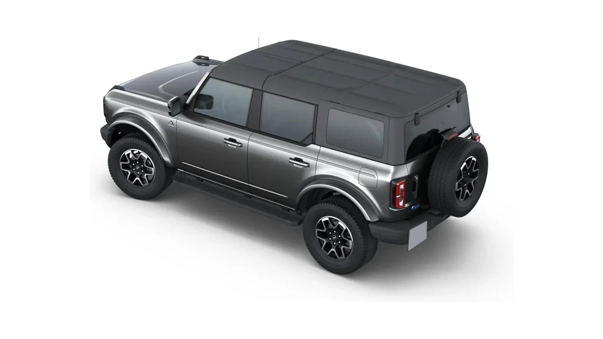 Ford Bronco Outer Banks 2.7 Ecoboost 335CV Automático 4x4 en renting barato — Trasera
