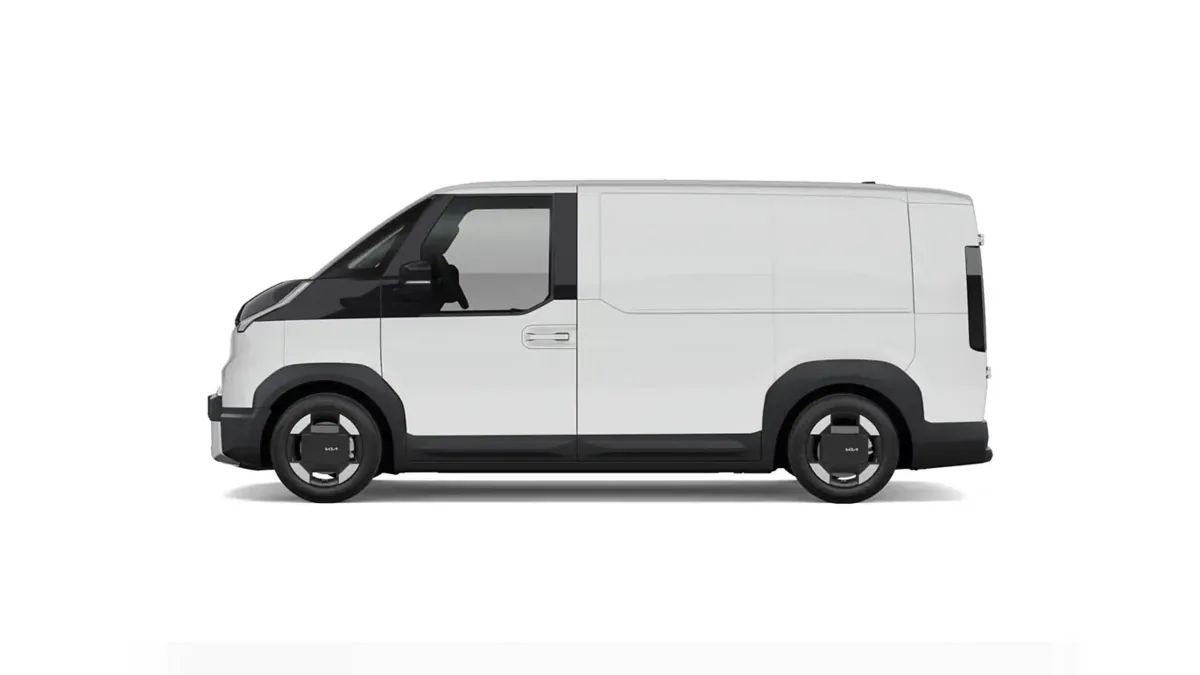 Kia PV5 Cargo L2H1 LR Essential en renting barato — Lateral