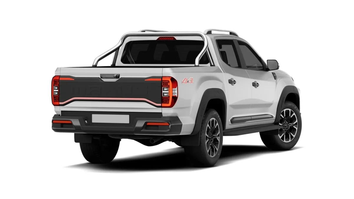 Maxus T60 MAX 4WD 215CV en renting barato — Lateral