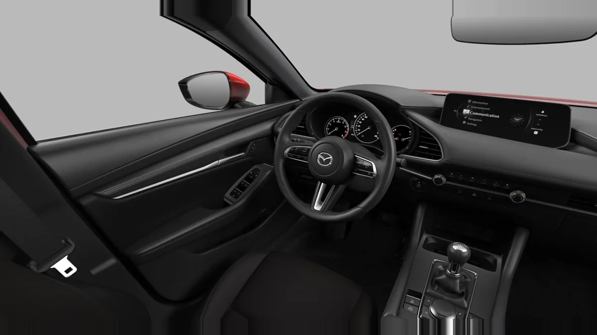 Mazda 3 2.5L e-Skyactiv G MHEV 140CV 6MT Prime-Line en renting barato — Delantera