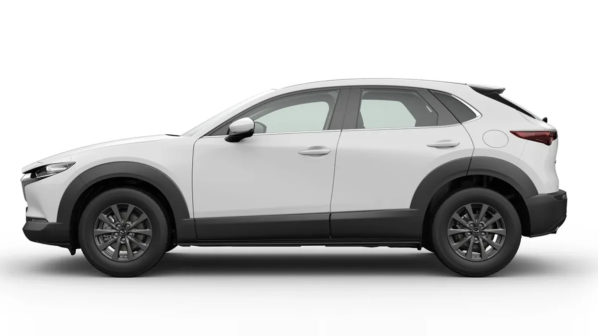 Mazda CX 30 2.5L e-SkyAct G MHEV 103kW Prime-Line en renting barato — Lateral