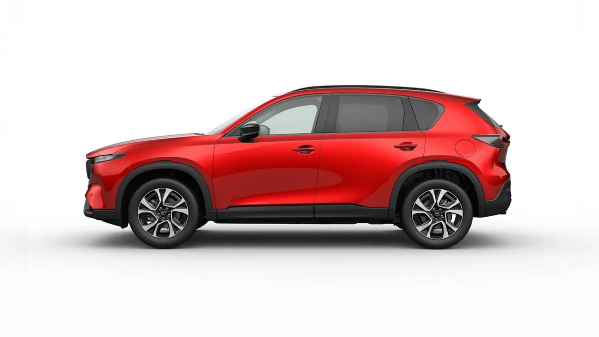 Mazda CX-5 2.5 e-Skyactiv-G MHEV 141cv Centre-Line FWD en renting barato — Lateral