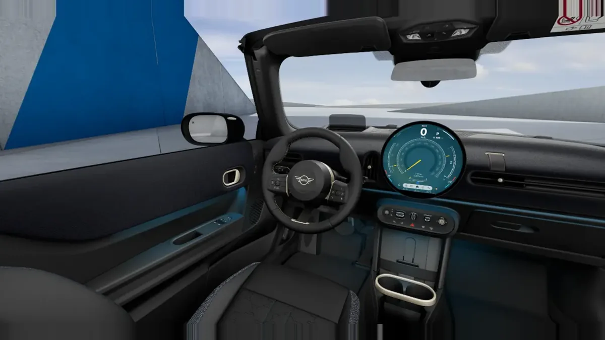 MINI Cooper C Cabrio Classic en renting barato — Delantera