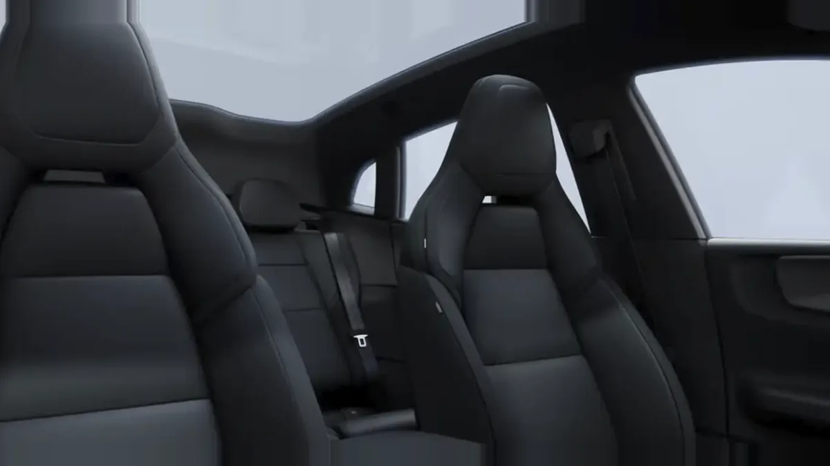Polestar 4 Long Range Single Motor en renting barato — Interior