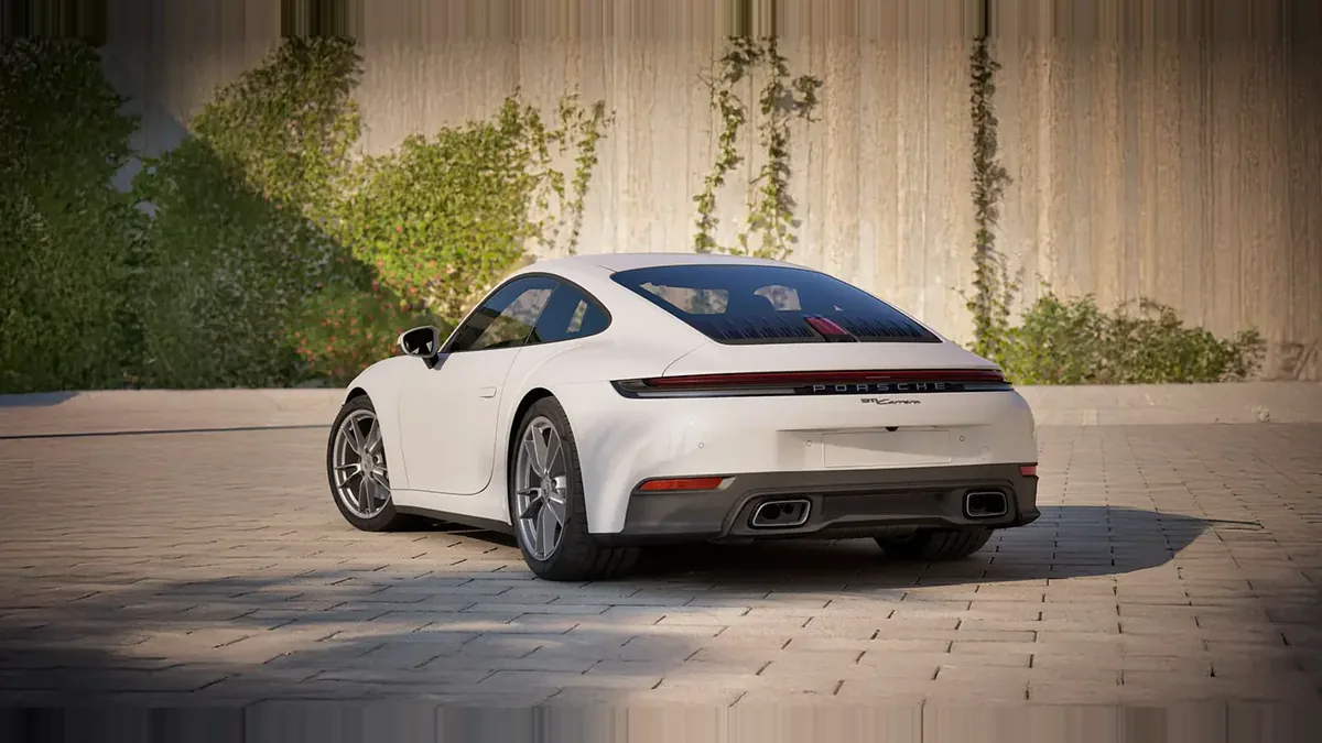 Porsche 911 Carrera en renting barato — Trasera