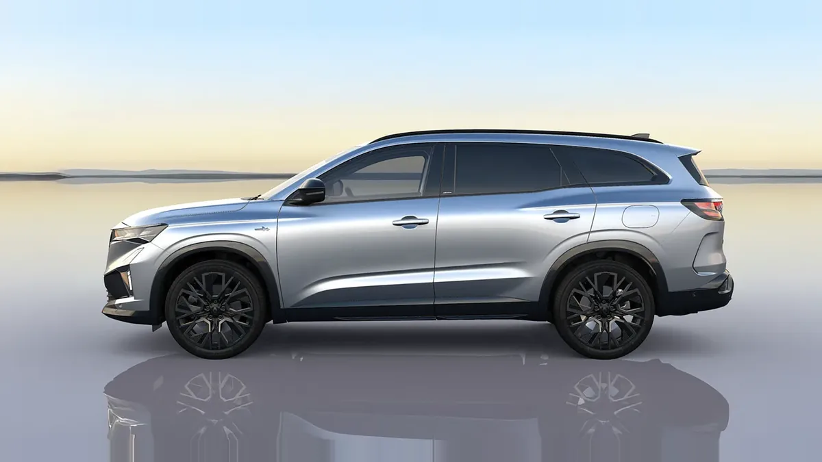 Renault Espace Espirit Alpine Full Hybrid E-Tech 146kW 7p en renting barato — Lateral