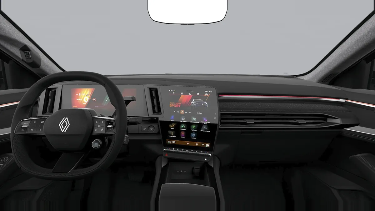 Renault RAFALE TECHNO E-TECH FULL HYBRID 200CV en renting barato — Delantera